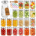 12 oz 20 Pack Mason Jars with Lids and Bands L901389