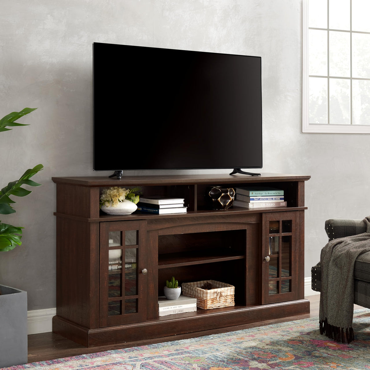 Espresso TV Media Stand with Storage L47599