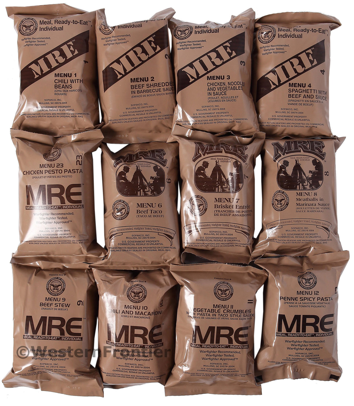 24 Meals MRE Case G780