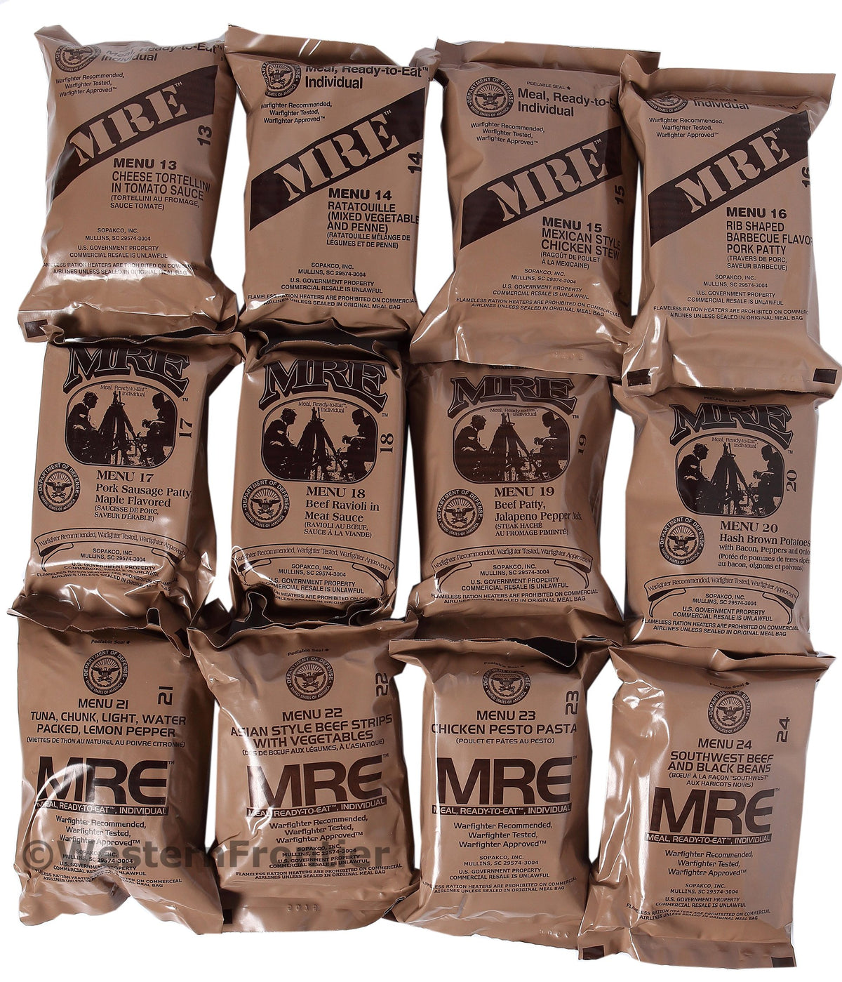 24 Meals MRE Case G780