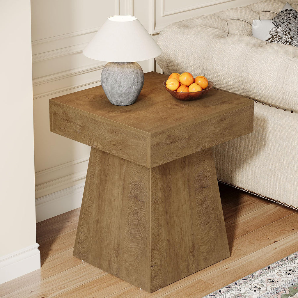 Small End Table Set of 2 Light Brown F89090