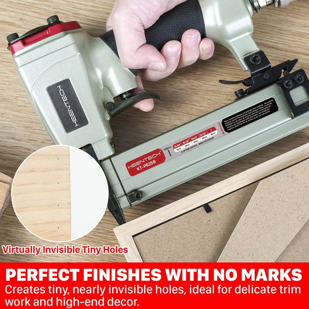 Pneumatic Pin Nailer 23 Gauge with 2160pcs Pin Nails J5738