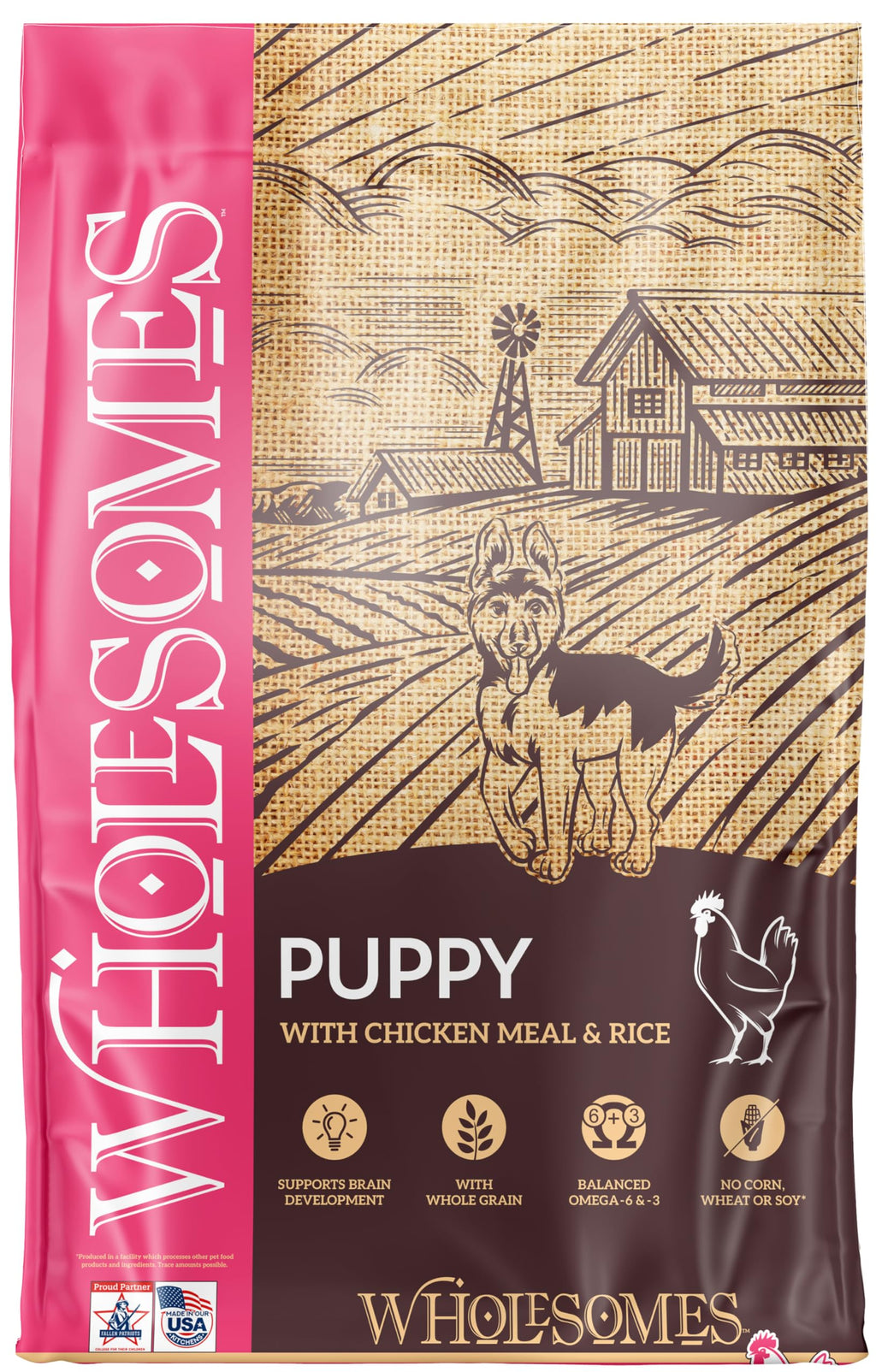 Chicken Meal & Rice Dry Puppy Food 16.5 lb X8260